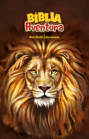 Bíblia Aventura para crianças, NVI, Capa dura com fechamento em ímã, Leão, Leitura Perfeita