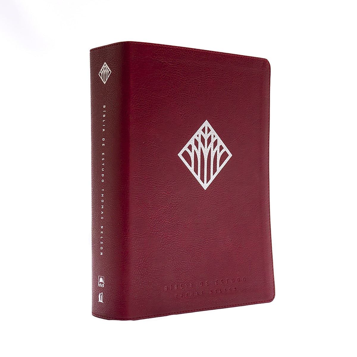 Bíblia de estudo Thomas Nelson, NVI, Courosoft vinho, Leitura Perfeita