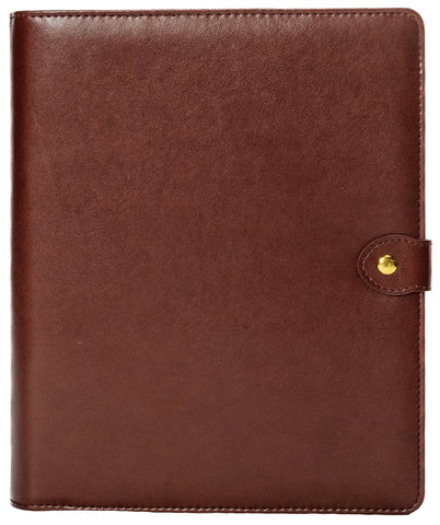 Meu plano perfeito, planner anual não datado com sobrecapa executiva em couro-soft, capa Xadrez | Planner 2025