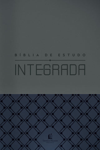 Bíblia de estudo integrada, NVI, Couro Soft, Azul e Grafite
