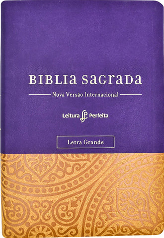 Sua Bíblia - Letra Grande (Capa Roxa)