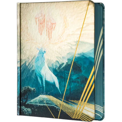 Bíblia Artist Collection NVI com Espaço para Anotações, Capa dura metalizada, Cervo, David Kim, Leitura Perfeita