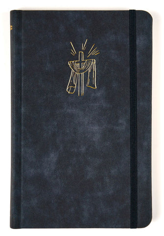 Bíblia Sagrada Slim NVI, Luxo, PU sobre capa Dura, azul marinho, com elástico