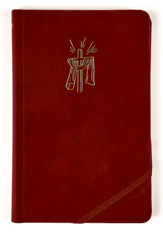 Bíblia Sagrada Slim NVI, Luxo, PU sobre Capa Dura, cereja, com elástico