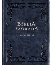 Bíblia NVI, Letra Sênior, Couro-soft azul, Leitura Perfeita