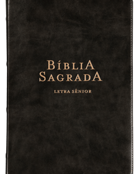 Bíblia NVI, Letra Sênior, Couro-soft preto, Leitura Perfeita