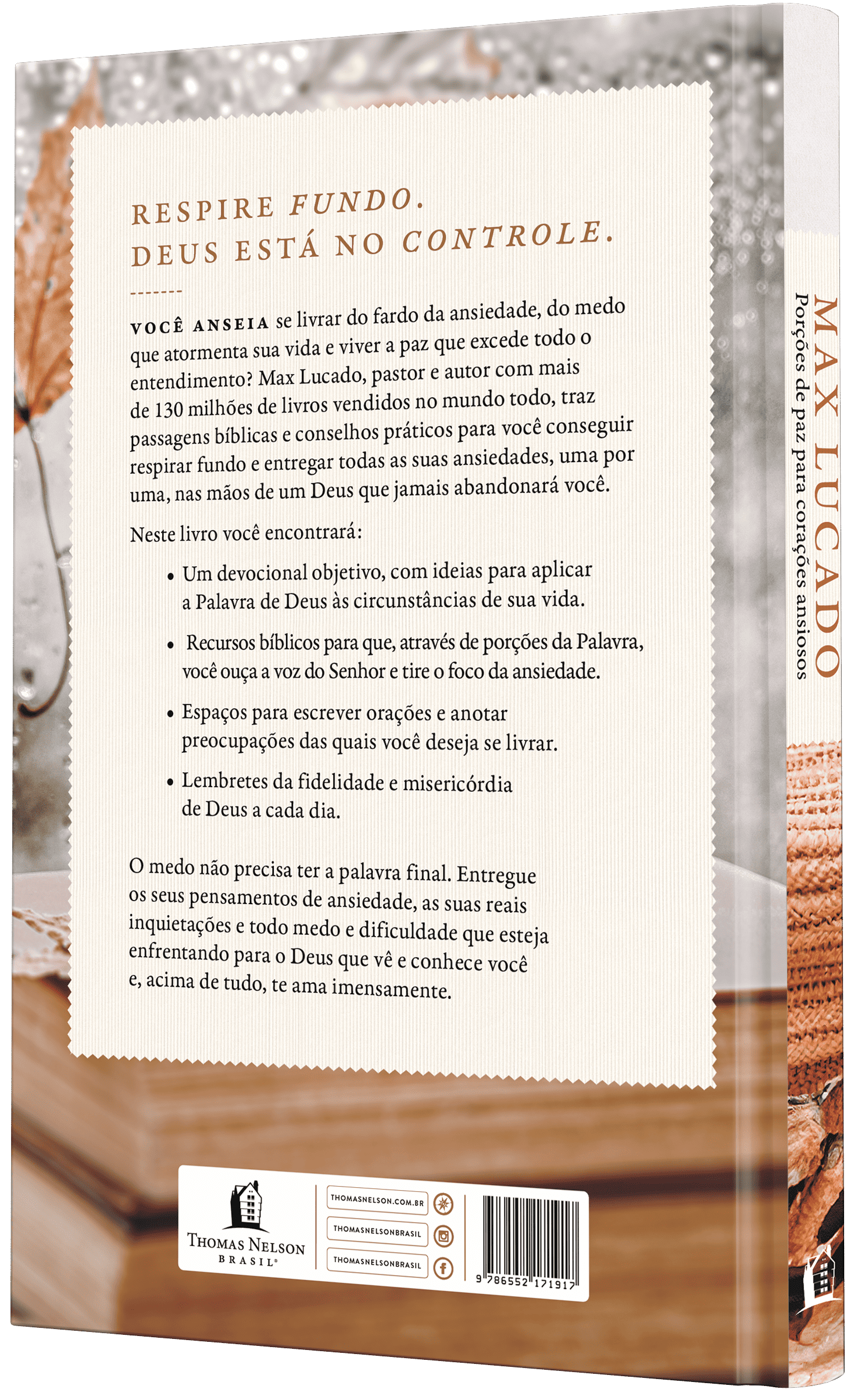 KIT Porções de paz para corações ansiosos + O fim da ansiedade +