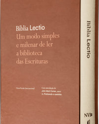 Bíblia Lectio, Nova Versão Internacional (NVI), tecido sobre capa dura