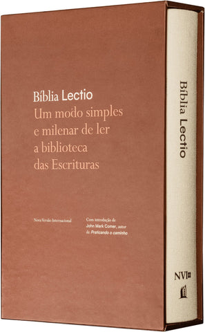 Bíblia Lectio NVI (Nova Versão Internacional), Tecido sobre capa dura: original (9786552172839)