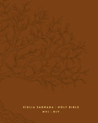 Bíblia Bilíngue NVI/NIV, Português/Inglês, Couro-soft, Caramelo, Leitura Perfeita