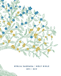 Bíblia Bilíngue NVI/NIV, Português/Inglês, Couro-soft, Bege, Leitura Perfeita