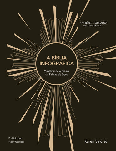 A Bíblia infográfica: Visualizando o drama da Palavra de Deus – Uma experiência visual única para explorar as Escrituras by Karen Sawrey