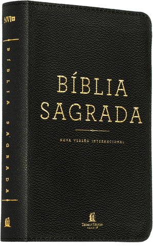 Bíblia Pocket NVI, Capa luxo preta, Leitura Perfeita: original (9786552173409)