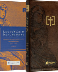 Lecionário devocional, Couro-soft com slipcase – Plano de leitura bíblica trienal com Salmos e oração, organizado pelo calendário litúrgico cristão