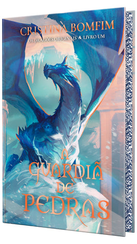 A guardiã de pedras – Romantasia slow burn em edição com capa dura e pintura trilateral, primeiro livro da série Os Dragões Originais