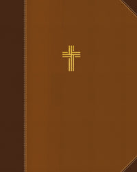 A Bíblia Sagrada ACF, Letra grande, Fonte Leitura Perfeita, com letras de Jesus em vermelho e índice de dedo, Capa luxo marrom em dois tons