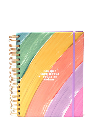 Meu plano perfeito, planner anual não datado com capa dura, capa Cor Pastel | Planner 2025: original (9786556894836)