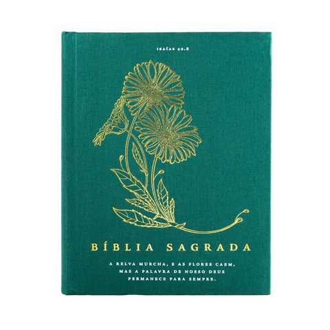 Bíblia NVI com Espaço para Anotações, Tecido sobre capa dura, Ramalhete, Leitura Perfeita: original (9786556895659)