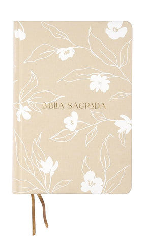 The Purpose Book: Bíblia de anotação, A21, Capa dura com tecido, Flores