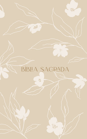 The Purpose Book: Bíblia Sagrada, A21, Capa dura com tecido, Flores