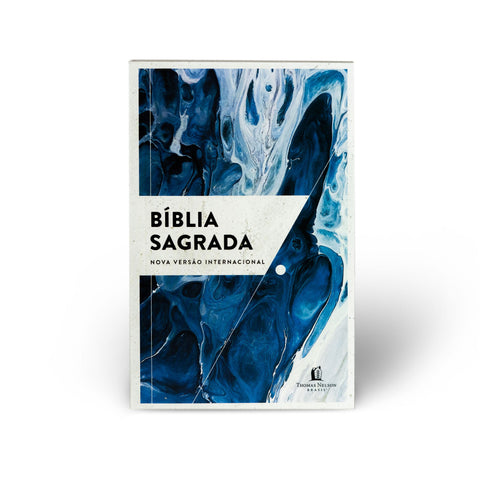 Bíblia Sagrada NVI, Econômica, Água da vida, Brochura: original (9786556896052)