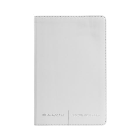 Bíblia Sagrada NVI Slim, Capa luxo branca: original (9786556896649)