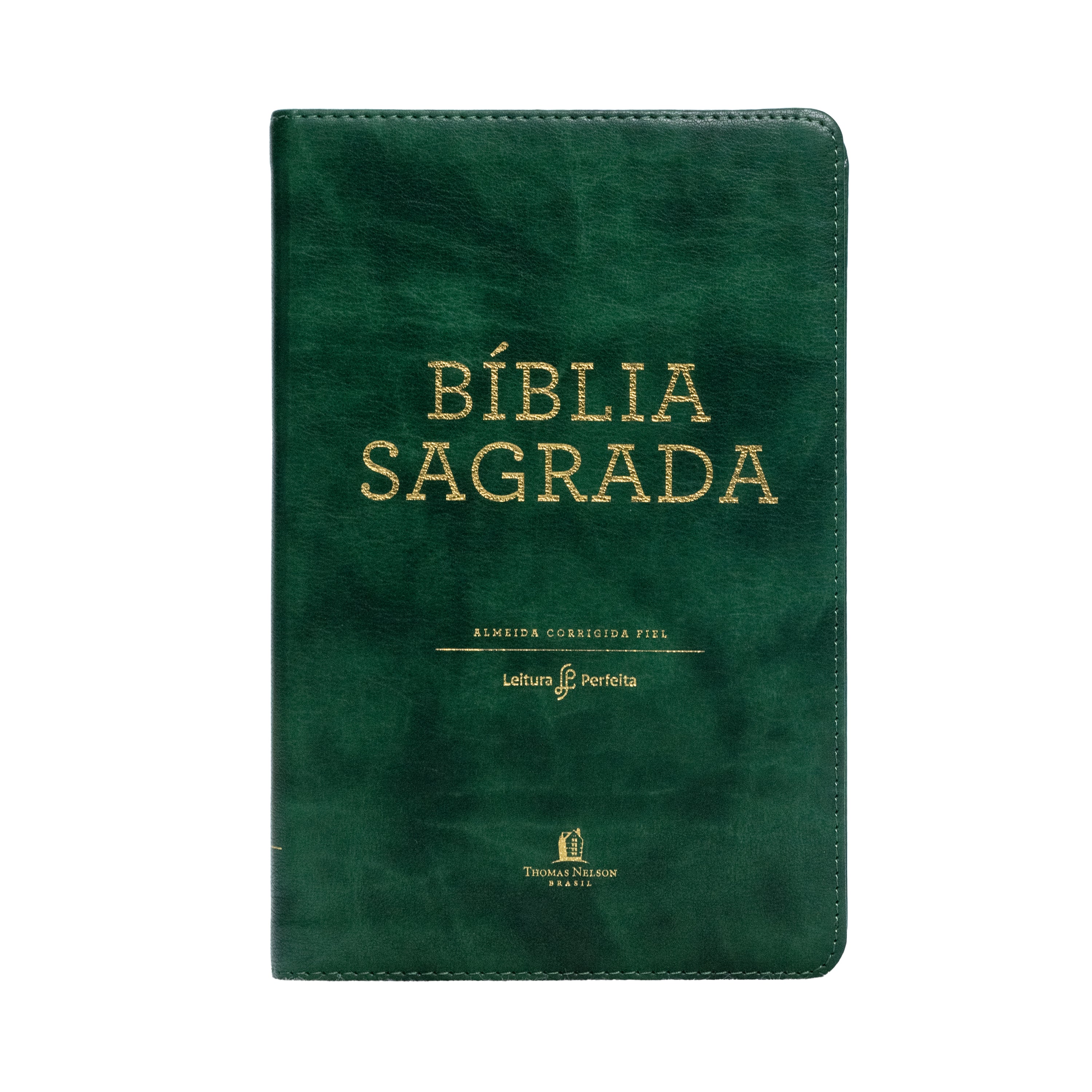 裏原宿完全ガイドブック　BIBLe X 初版 Bíblia Sagrada ACF, Capa luxo verde, Leitura Perfeita – TN