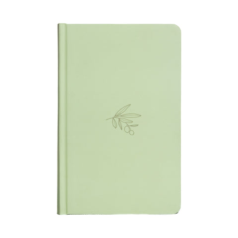 Bíblia NVI, Letras de Jesus em vermelho: capa dura verde, oliveira minimalista: Nova versão internacional: original (9786556898384)