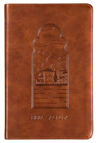 The Purpose Book: Bíblia Sagrada, A21, Capa Couro-soft caramelo, Paisagem by Purpose Paper