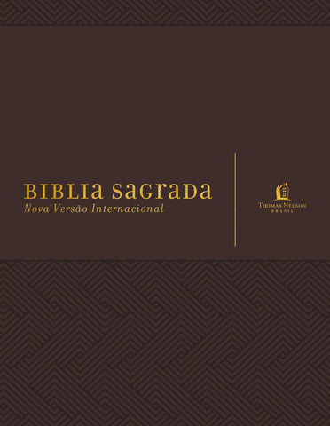 Bíblia NVI com Espaço para Anotações, Capa luxo marrom, Leitura Perfeita: original (9788578602390)