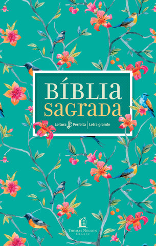 Bíblia NVI, Couro Soft, Flores, Letra Grande, Leitura Perfeita: original (9788578605650)