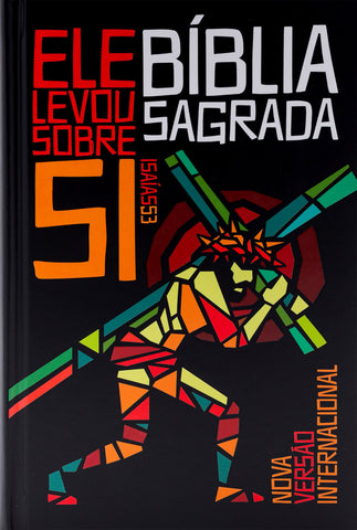 Bíblia NVI Econômica, Capa dura, Calvário: original (9788578609900)