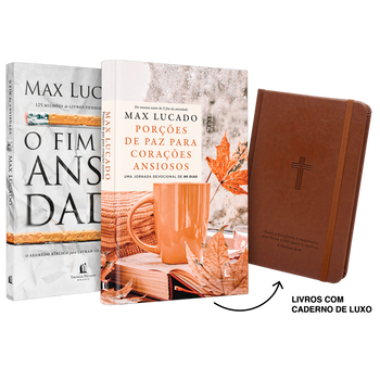 KIT Porções de paz para corações ansiosos + O fim da ansiedade +