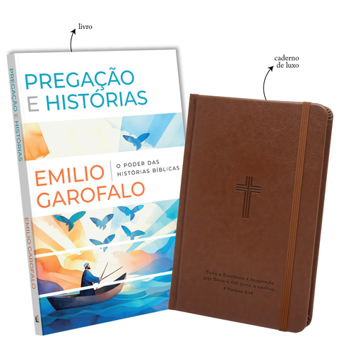 Pregação e histórias + Caderno de luxo