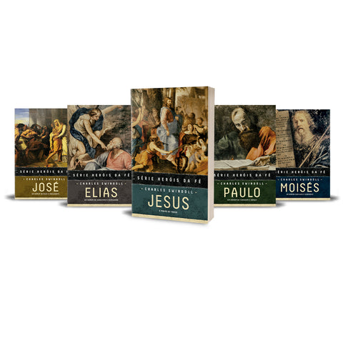Kit Heróis da fé | Jesus, Elias, Paulo, Moisés e José | Volume 1